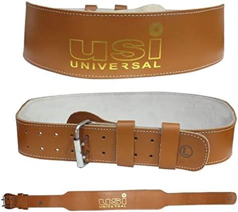 Buy USI UNIVERSAL Weight Lifting Belt, Gym Belt, 790P 4" Unpadded ...