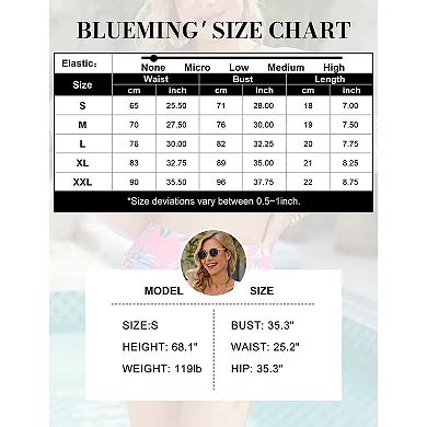 Women Two Piece High Waisted Swimsuit Tummy Control Ruffle Flounce ...