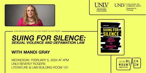 Suing for Silence: Sexual Violence and Defamation Law with Mandi Gray ...