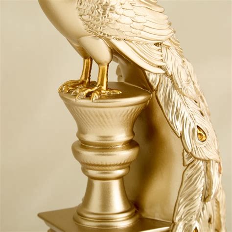 Buy Mayur Zeus Polyresin Standing Peacock Figurine from Home Centre at ...