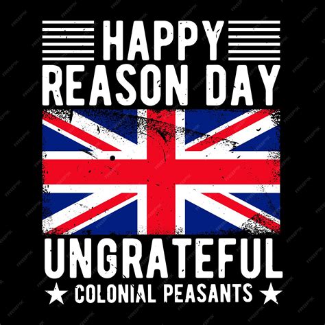 Premium Vector | Happy treason day ungrateful colonial peasants