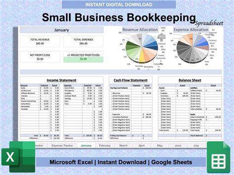 Excel sheets for small business – Artofit