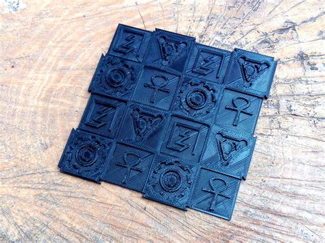 Gab on Twitter: "Alien Symbols 4x4 Expandable Chessboard with 1 ...