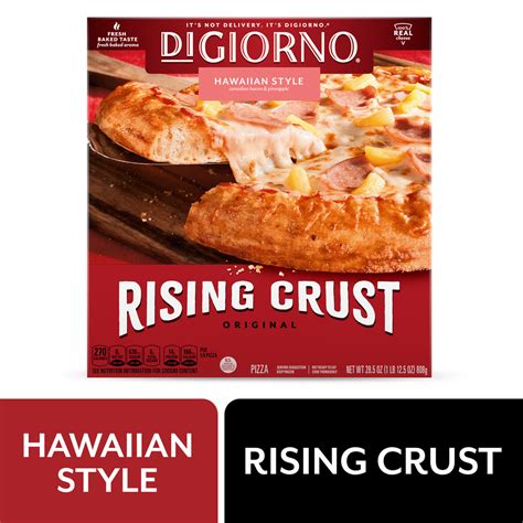 DiGiorno Pizza, Rising Crust, Hawaiian Style, Original-Hero