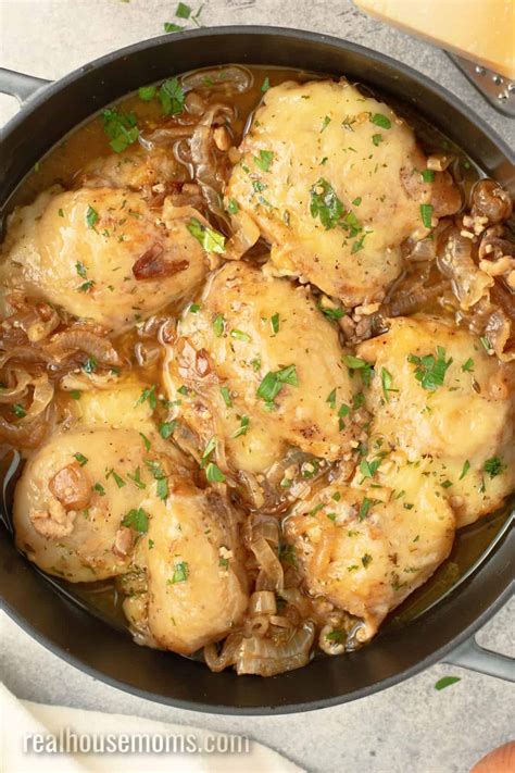 French Onion Chicken Thighs ⋆ Real Housemoms