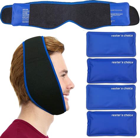 Buy Face Ice Pack - Easy to Use as Wisdom Teeth Ice Pack, TMJ Relief ...