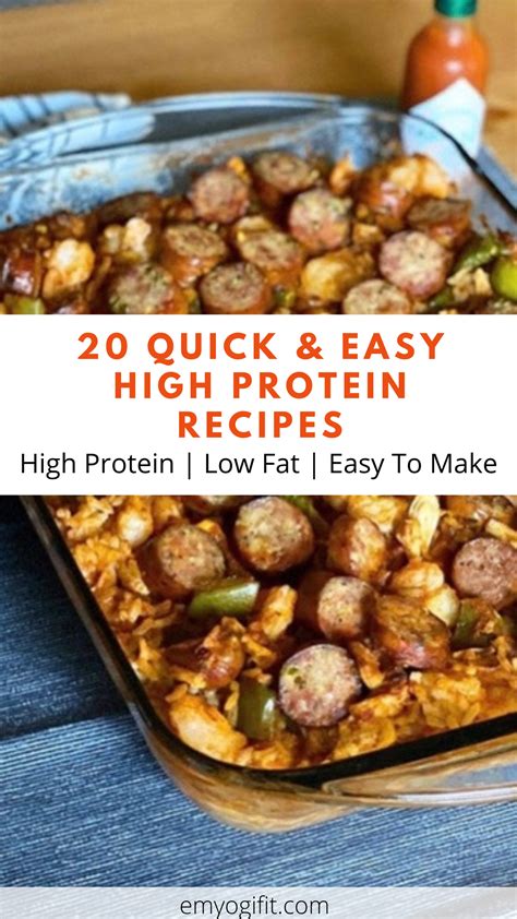 Easy high protein meals – Artofit