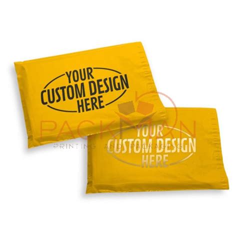 Yellow Courier Security bags 10 x 12 Inches with POD 60 microns ...