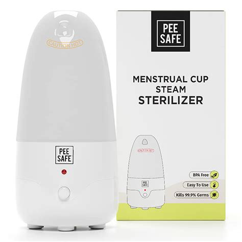 Buy Pee Safe Menstrual Cup Steam Sterilizer, 1 Count | 19 Minutes ...