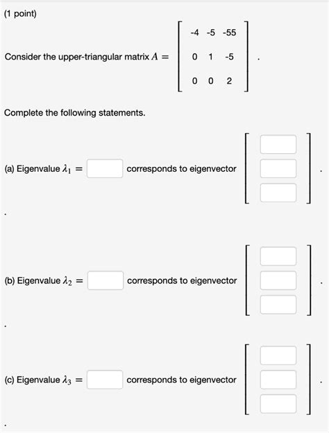 Image result for Upper Triangular Eigenvalue Formula