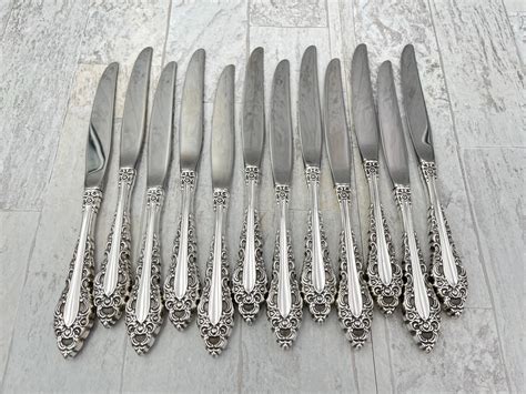 Vintage Oneida silverware set, Royal Grandeur Service for 12 , Vintage ...