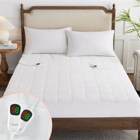 Homemate Heated Mattress Pad Queen Size for Cold Sleepers, 5 Heated ...
