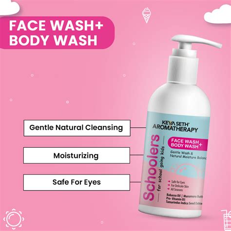 Schoolers Face wash & Body wash for KIDS with No Harmful Chemical-300ml ...