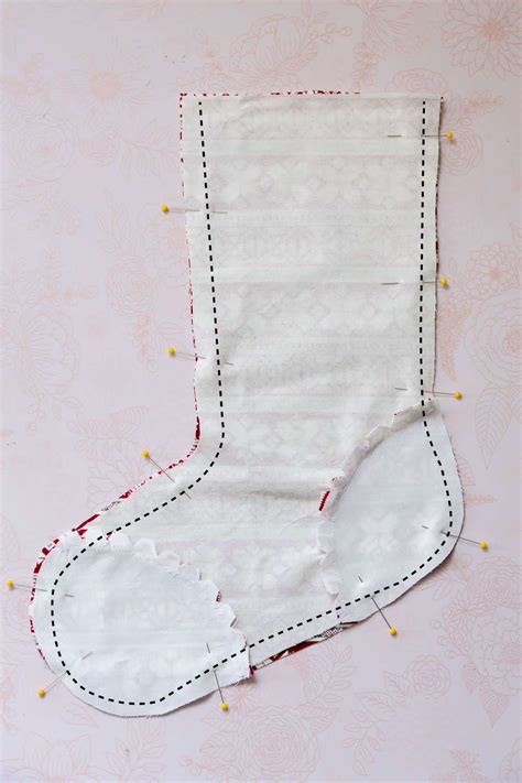 Free Christmas Stocking Sewing Pattern with Toe Patch | Christmas ...