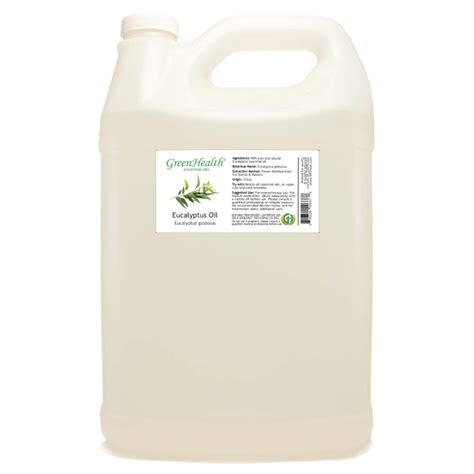 Buy 1 Gallon Eucalyptus Essential Oil 100% Pure & Uncut - GreenHealth ...