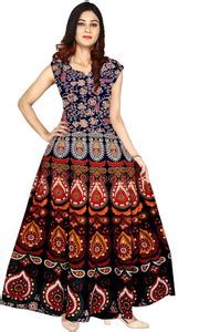 Unique Choice Women Maxi Multicolor Dress - Buy Unique Choice Women ...