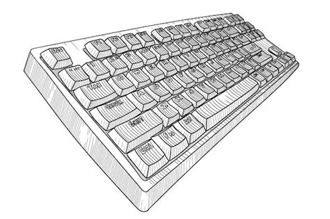 Computer Keyboard Sketch 的图像结果