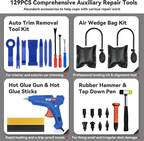 DIQDI 129pcs Dent Puller Kit, Paintless Dent Repair Kit India | Ubuy