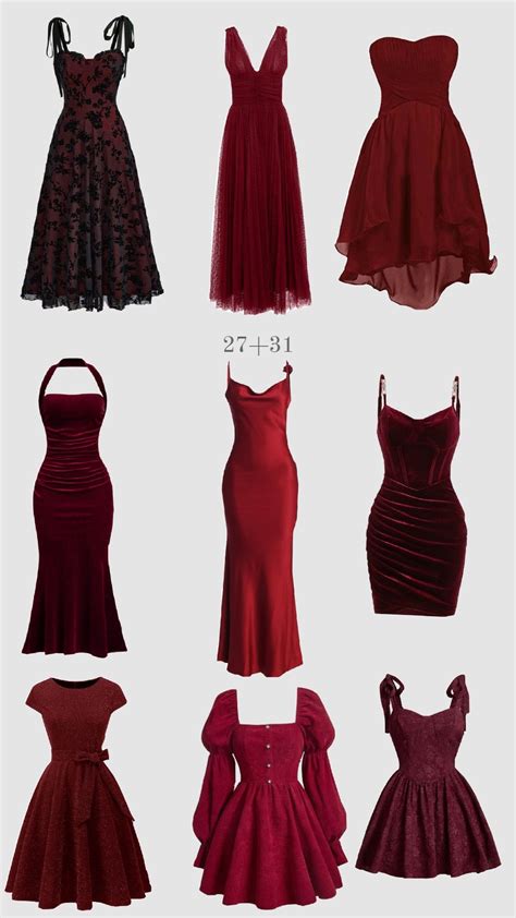 #Darkred #dresses #women | Pretty prom dresses, Red dresses classy ...