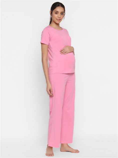 Maternity Pajama Set - T-shirt with Night Pants