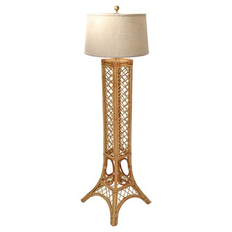 EIFFEL TOWER WICKER FLOOR LAMP at 1stDibs | eiffel tower floor lamp