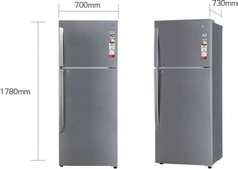 LG 446 L Frost Free Double Door Top Mount 2 Star Convertible ...