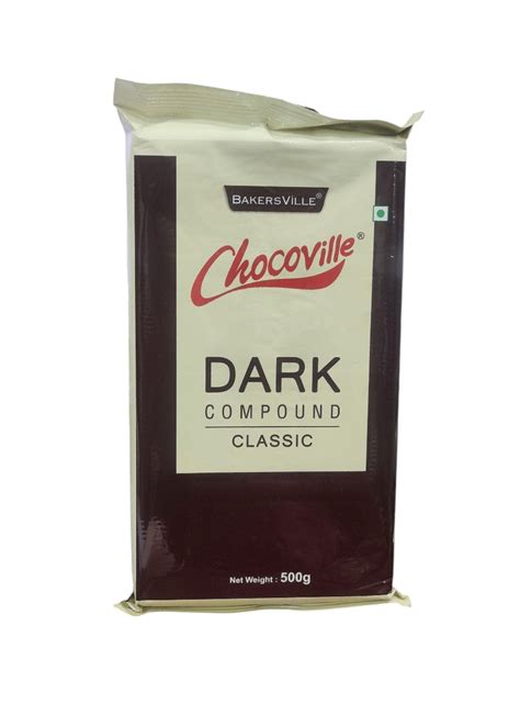 Bakersville Chocoville Dark Compound Classic 500gm – Bakeworld Retails ...