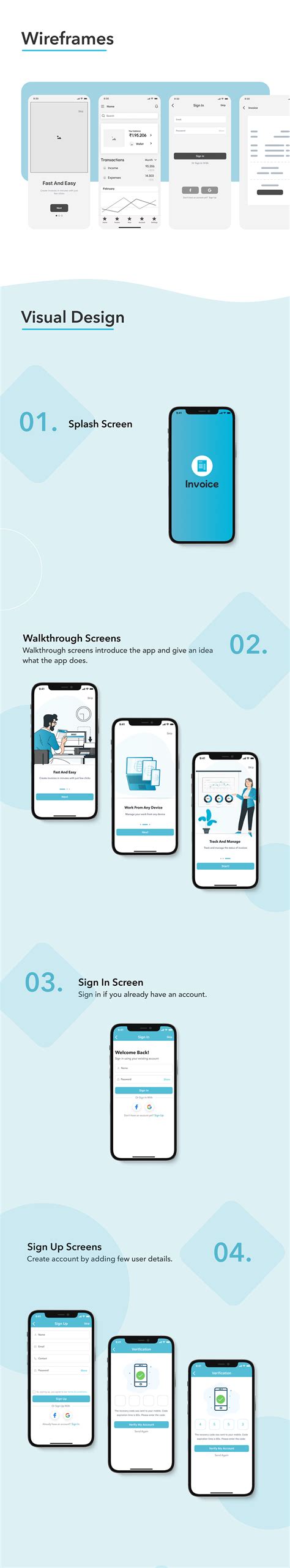 Image result for Invoice Generator Mobile Application Design