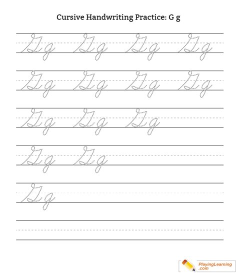 How To Write Cursive Letter G at Erin Wright blog