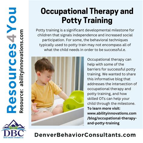 How occupational therapy can help you with potty training | Denver ...