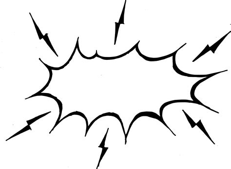 Speech Balloon Comics Comic Book Clip Art - Transparent Comic Bubble ...