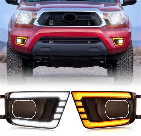 Amazon.com: LED Daytime Running Lights For 2012 2013 2014 2015 Toyota ...