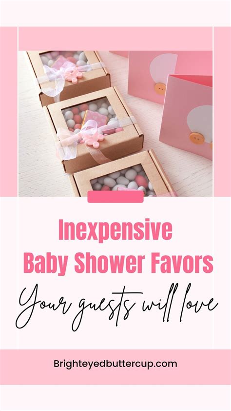 Easy and inexpensive baby shower favors that your guests will love ...