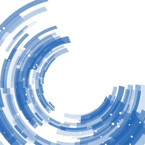 blue half circle logo