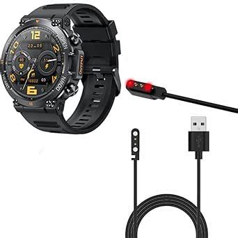 yiqungo USB Cable for EIGIIS K56Pro SmartWatch Charger, 2 Pin Magnetic ...