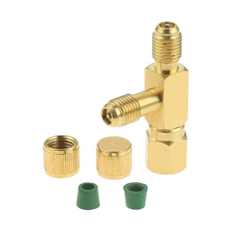 Aupoko Quick Coupler Access Tee, 1/4'' Valves Core Tee Adapter with ...