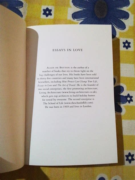 Essays in Love