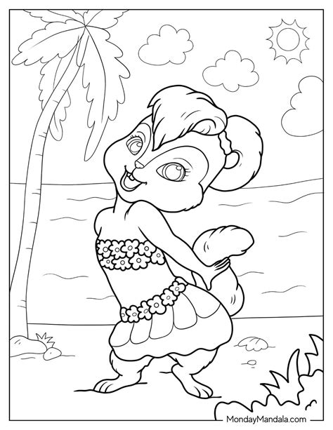 Chipettes Coloring Pages Printable