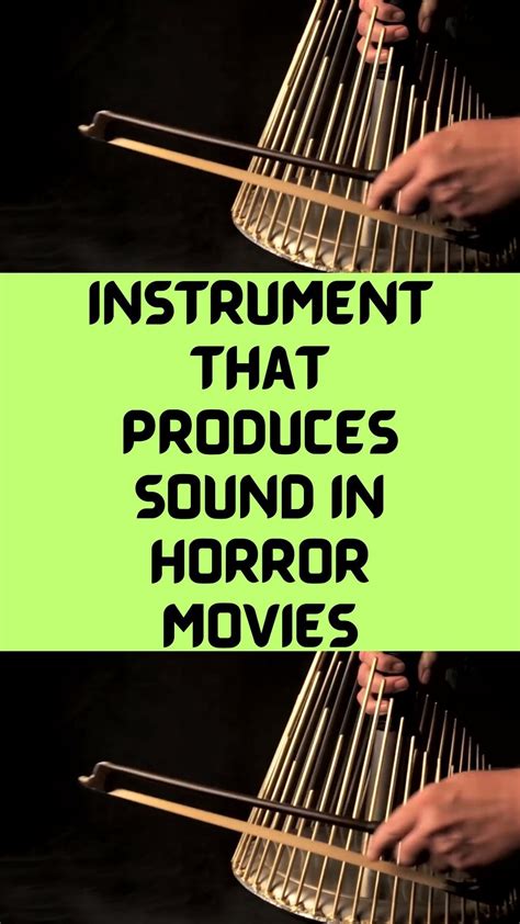 Horror Movie Sound Effects Instrument at Mary Lockridge blog
