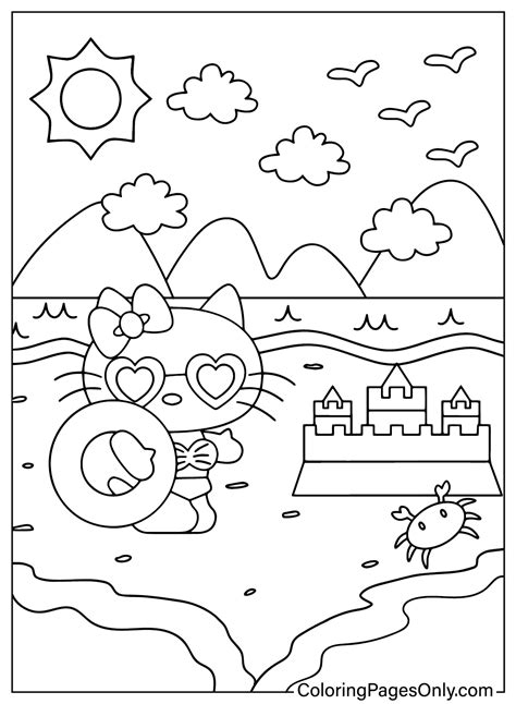 Hello Kitty Gang Coloring Pages
