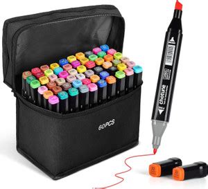Flipkart.com | KDZONE Alcohol Coloured Marker Pens Set 48 Pc For Sketch ...