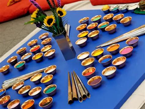 February 10, 2014 - Images in the likeness of Woody Allen hang at an ...