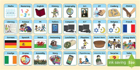 SEND Visual Timetable for School | Classroom Timetable Labels