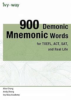 900 Demonic Mnemonic Words : For TOEFL,ACT,SAT,and Real Life eBook ...