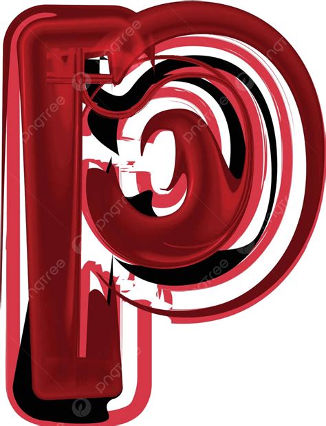 Abstract Letter P Graphic Art Artwork Vector, Graphic, Art, Artwork PNG and Vector with ...