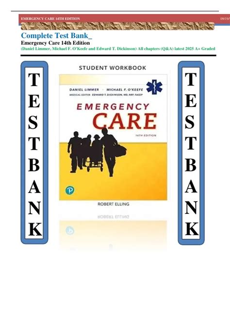 Emergency Care 14th Edition (Daniel Limmer, Michael F. O'Keefe and ...