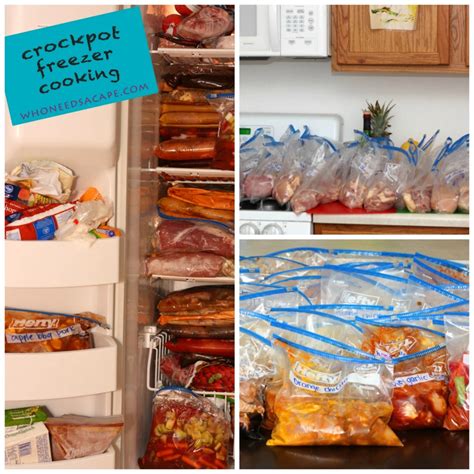 40 Meals in 4 Hours Crockpot Slow Cooker Freezer Cooking - Who Needs A ...