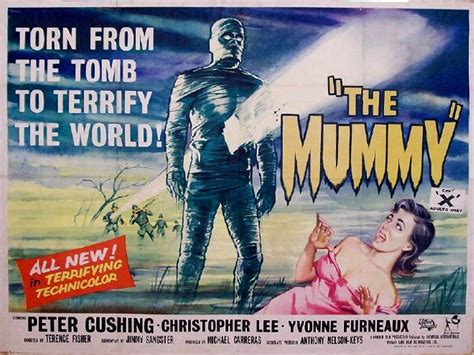 The Mummy **** (1959, Peter Cushing, Christopher Lee, Yvonne Furneaux ...