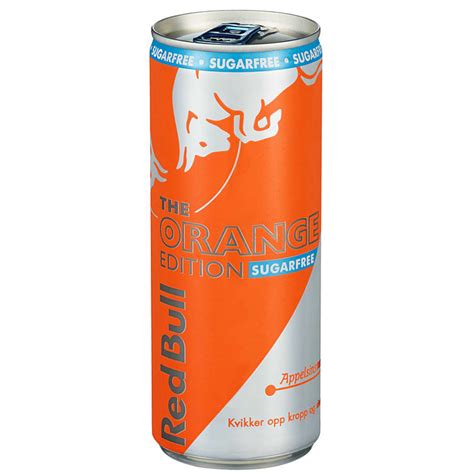 Red Bull Orange - Sukkerfri 250ml boks | Meny.no