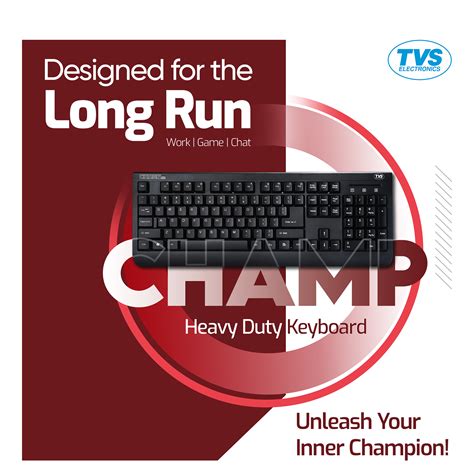 Champ Heavy Duty Keyboard - TVS Electronics Online Store